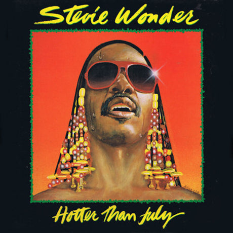 Stevie Wonder - Hotter Than July album cover. 