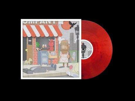 Streetlight Manifesto - 99 Songs of Revolution Vol. 1 album cover and red vinyl. 