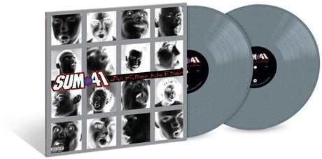 Sum 41 - All Killer No Filler album cover and 2LP grey vinyl