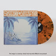 Superchunk - Songs In the Key of Yikes album cover and orange and black splatter vinyl. 