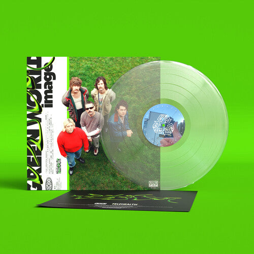 Telehealth - Green World Image album cover and clear vinyl