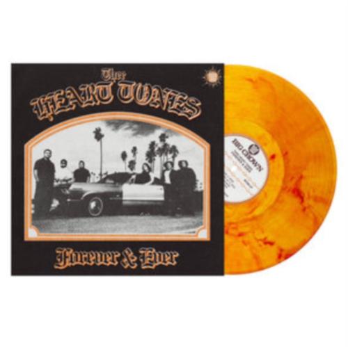 Thee Heart Tones - Forever & Ever album cover and orange vinyl. 