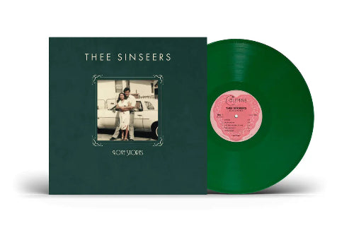 Thee Sinseers - Love Stories album cover and green vinyl