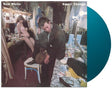 Tom Waits - Small Change album cover and turquoise vinyl. 