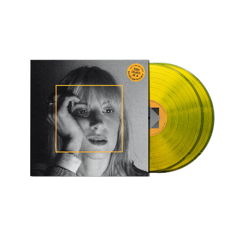 Hayley Williams - Ego Death At A Bachelorette Party album cover and 2LP highlighter yellow vinyl. 