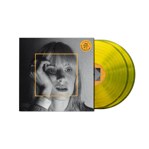 Hayley Williams - Ego Death At A Bachelorette Party album cover and 2LP highlighter yellow vinyl. 