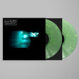Phoebe Bridgers "Lost Weekend" album cover shown with 2 green splatter vinyl records