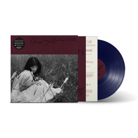 Violet Grohl - Be Sweet To Me album cover and blue vinyl 