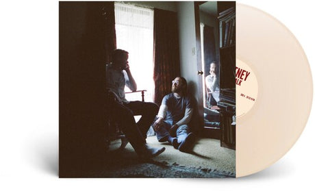 Whitney - Small Talk album cover and bone colored vinyl. 
