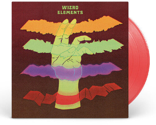 Wizrd - Elements album cover and red vinyl. 