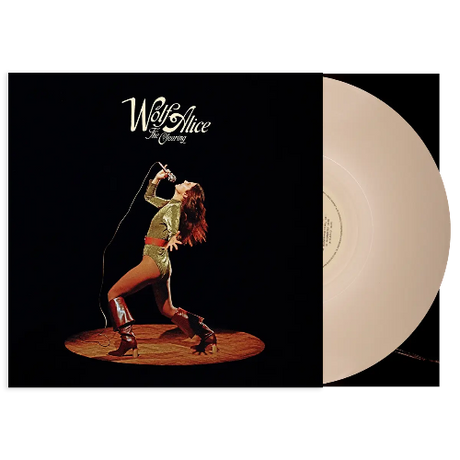 Wolf Alice - The Clearing album cover and bone colored vinyl. 