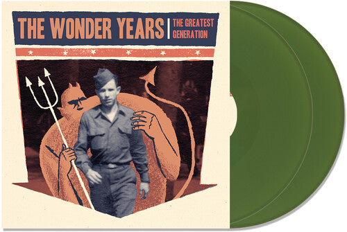 Wonder Years - Greatest Generation album cover and 2LP green vinyl. 
