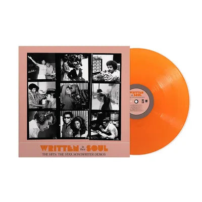 Written In Their Souls album cover and orange vinyl record