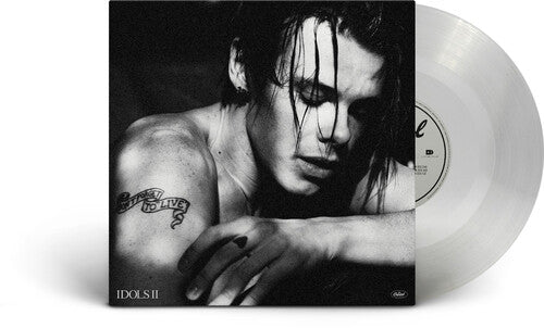 Yungblud - Idols II album cover and clear vinyl.  