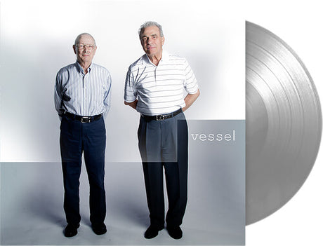 Twenty One Pilots - Vessel album cover and silver vinyl.