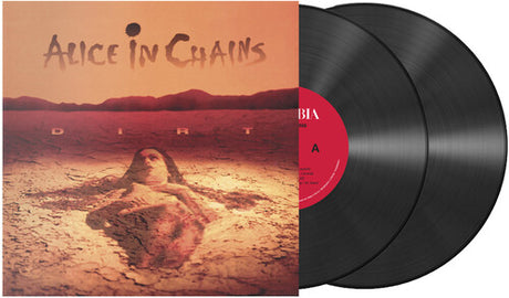 Alice in Chains - Dirt album cover with 2 black vinyl records