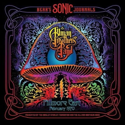 Allman Brothers Band - Bear's Sonic Journals Fillmore East February 1970 album cover