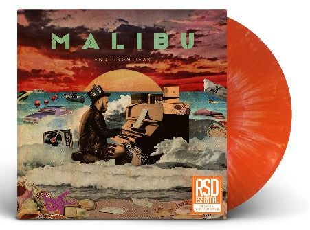 Anderson Paak - Malibu album cover with RSD Essentials orange colored vinyl