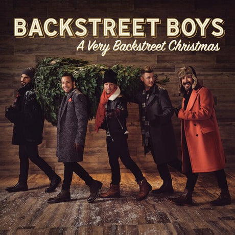 Backstreet Boys - A Very Backstreet Christmas album cover.