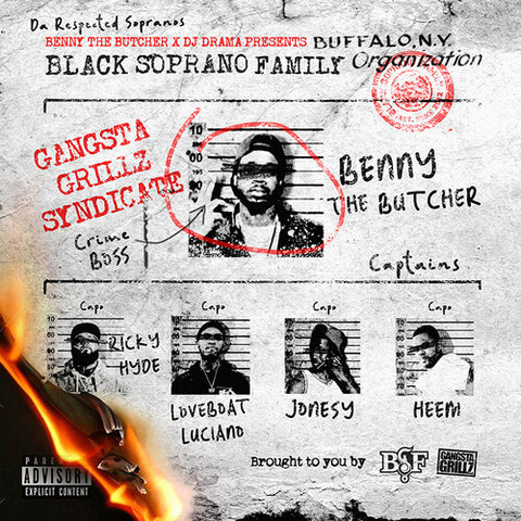 Benny the Butcher - The Respected Sopranos album cover.