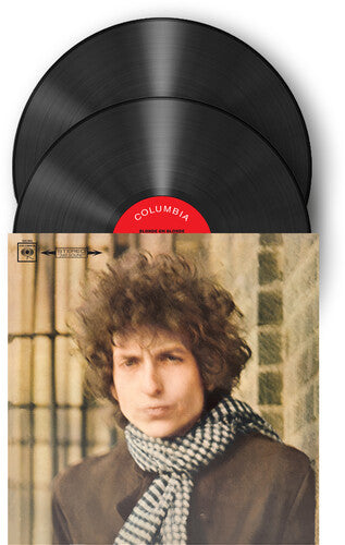 Bob Dylan - Blonde on Blonde album cover with 2 black vinyl records