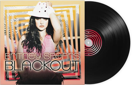 Britney Spears - Blackout album cover and black vinyl.  