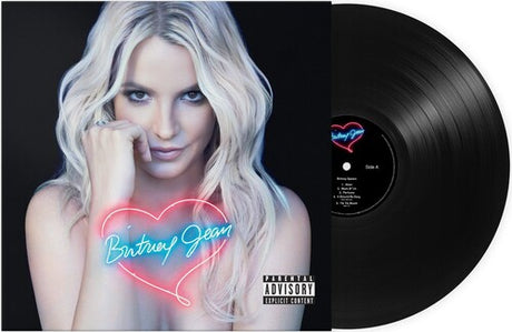 Britney Spears - Britney Jean album cover and black vinyl.