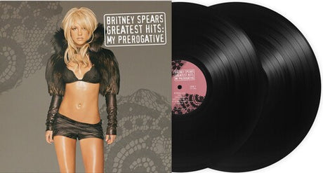 Britney Spears - Greatest Hits: My Prerogative album cover and 2 black vinyl.