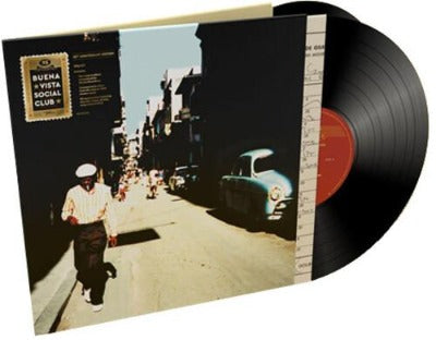 Buena Vista Social Club self titled album cover with 2 black vinyl record