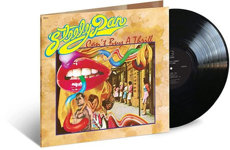 Steely Dan - Can't Buy A Thrill album cover and black vinyl.