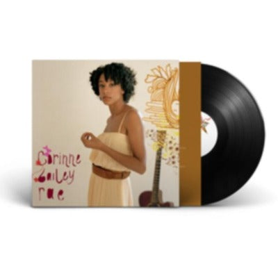 Corinne Bailey Rae self titled album cover with black vinyl record