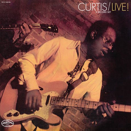 Curtis Mayfield - Curtis / Live! album cover.