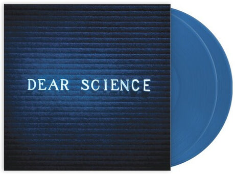 TV on the Radio - Dear Science album cover and 2 blue 2 vinyl.