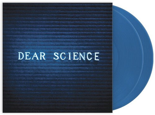 TV on the Radio - Dear Science album cover and 2 blue 2 vinyl.
