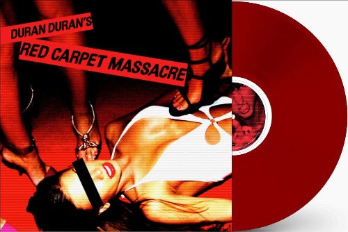 Duran Duran - Red Carpet Massacre album cover with red vinyl record