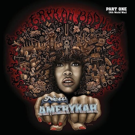 Erykah Badu - New Amerykah Part One album cover.