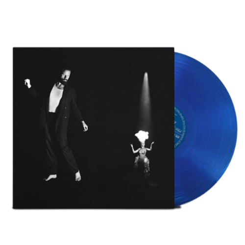 Father John Misty - Chloe and the Next 20th Century album cover with clear blue vinyl record