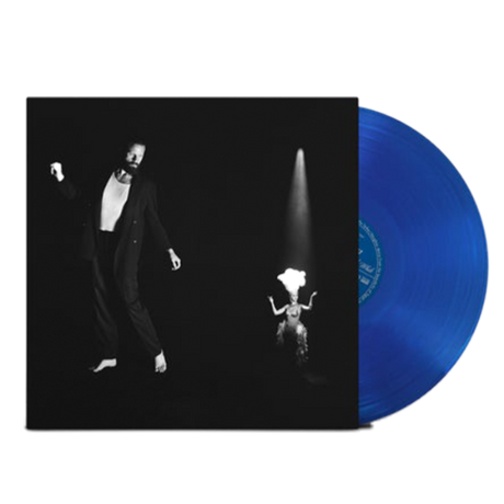 Father John Misty - Chloe and the Next 20th Century album cover with clear blue vinyl record