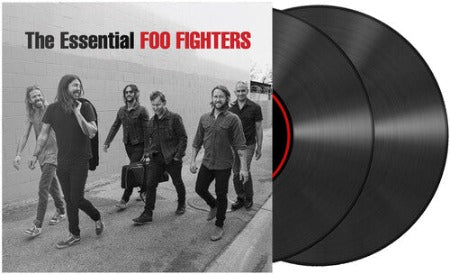 The Foo Fighters - The Essential Foo Fighters album cover and 2 black vinyl.