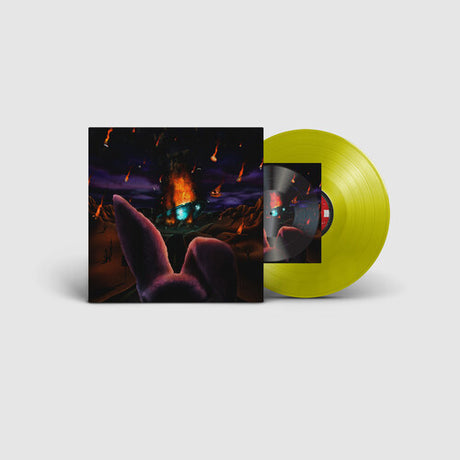Freddie Gibbs - $oul $old $eparately album cover and neon yellow vinyl. 