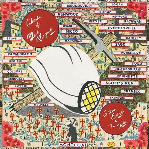 Steve Earle & the Dukes - Ghosts of West Virginia album cover.