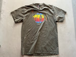 Vintage Phish Rainbow Logo Army Green T-Shirt - Front view