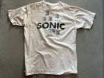 Sonic Youth 100% Dirty Summer Vintage White Shirt - Rear view of shirt "Dirty Sonic Summer '92"