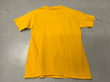 Vintage Yellow Original Jazz Classics Shirt - Photo of rear of shirt (no text or images printed on back of yellow shirt)