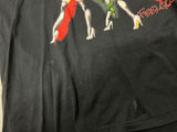 Vintage Motley Crue Dr. Feel Good Tour Shirt - Photo of front of shirt showing areas of discoloration under front image