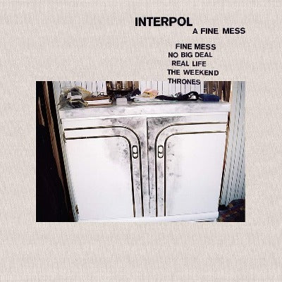 Interpol - A Fine Mess album cover