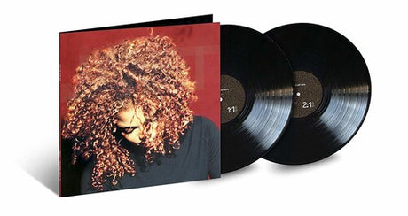 Janet Jackson - The Velvet Rope album cover and 2 black vinyl.