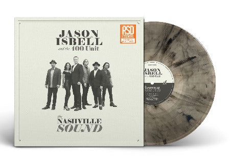 Jason Isbell & the 400 Unit - The Nashville Sound album cover with natural w/ black smoke colored vinyl