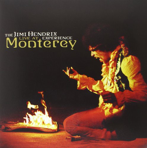 Jimi Hendrix - Live at Monterey album cover.