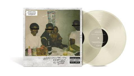 Kendrick Lamar - Good Kid, M.A.A.D City 10th anniversary album cover with 2 milky clear colored vinyl records
